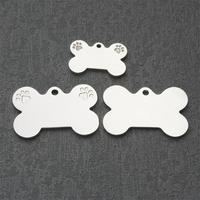 Badges de logo en métal personnalisés de haute qualité à prix d'usine sculpté Anode chien carte d'identité vierge gravée QR Code pendentifs pour animaux de compagnie