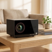 Projecteur natif 3840*2160P le plus récent, 1000 ANSI 4K - Netflix officiel, mise au point automatique, moteur étanche anti-poussière, home cinéma intelligent