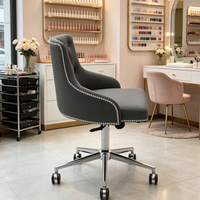 Fauteuil de manucure de luxe pour salon de beauté avec fonction de réglage en hauteur