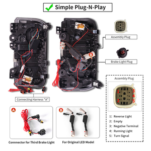 Nouveau Feu Arrière LED Archaic pour Bronco, Animation Séquentielle, Lentille Fumée, 3000 Lumens, 6000K, 12V, <span class=keywords><strong>DOT</strong></span>, 2021-2025 - Product Image 6