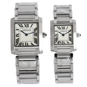 DREOX <span class=keywords><strong>Orologi</strong></span> <span class=keywords><strong>da</strong></span> Polso Quadrati al Quarzo per <span class=keywords><strong>Donna</strong></span>, Eleganti <span class=keywords><strong>Orologi</strong></span> <span class=keywords><strong>di</strong></span> Lusso in Acciaio Inossidabile <span class=keywords><strong>di</strong></span> Alta Qualità - Product Image 5