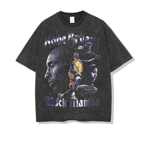 Camisetas personalizadas de algodón con estampado digital DTG, camisa de gran tamaño con hombros caídos, preencogimiento, lavado ácido, <span class=keywords><strong>cantante</strong></span> de hip hop - Product Image 5