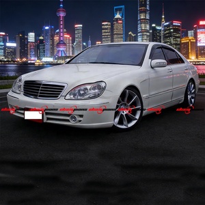 Nuovo Kit Carrozzeria in Fibra di Vetro FRP Stile Lorinser, <span class=keywords><strong>Paraurti</strong></span> Anteriore/Posteriore, Minigonne Laterali, Parafanghi, Spoiler Posteriore, Montaggio <span class=keywords><strong>a</strong></span> Bullone per <span class=keywords><strong>Mercedes</strong></span> <span class=keywords><strong>Classe</strong></span> S - Product Image 3