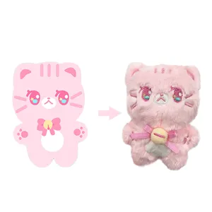 Özel yapmak 10cm kişiselleştirilmiş kawaii peluş sevimli doldurulmuş hayvan oyuncak peluş bebek