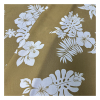 Tissu en rayonne pour vêtements, motif tropical polynésien imprimé numériquement, 100% viscose tissée, tissus polynésiens pour vêtements