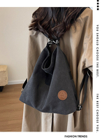 DICHOS sac fourre-tout en toile haute capacité couleur unie épaule nouveau Style pliant personnalisé fermeture éclair populaire réutilisable Texture en gros
