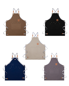 Tabliers Cuisine Cuisine Tablier Logo Étanche Garçon Noir Couleur Unie Personnalisé - Product Image 6