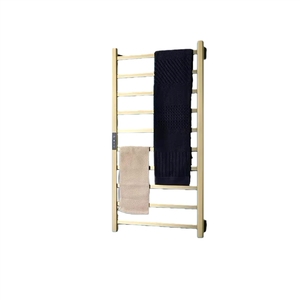 Toallero Plegable con Calefacción para Baño de Apartamento <span class=keywords><strong>2026</strong></span>, Acero Inoxidable 304 con Acabado Espejo Pulido, Calidad de Hotel - Product Image 1