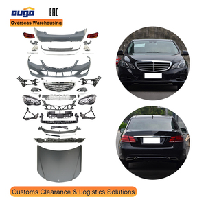 Kit carrosserie GUGO W211 pour <span class=keywords><strong>Mercedes</strong></span>-<span class=keywords><strong>Benz</strong></span> E200 W211 2010-2013, pare-chocs en plastique ABS pour carrosserie normale E W211 vers E W212 - Product Image 1