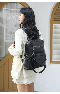 High Quality Women <b>Backpack</b> Purse Fashion Pu Leather <b>Large</b> Designer Travel Bag Ladies Shoulder Bags - Product Image 5