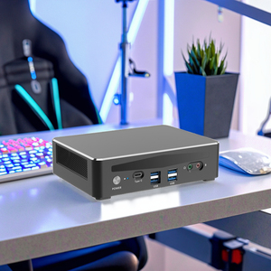 มินิพีซีรุ่นใหม่ น้ำหนักเบา ขนาดเล็ก ใช้ซีพียู Core i7-12700H 14-Core <span class=keywords><strong>45W</strong></span> <span class=keywords><strong>TDP</strong></span> แรม 8GB DDR4  SSD 256GB  รองรับ Windows 11 และ Linux Ubuntu  รับประกัน 3 ปี  พร้อมการ์ดจอ Iris - Product Image 1