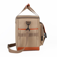 Sac isotherme pour pique-nique et camping en plein air de 15 L |   Rétenction de la glace pendant 3-5 heures |   Badge Compas |   Portable, léger et étanche