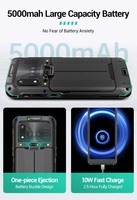 Escáner de Código de Barras Portátil Resistente NORGEE con Android NFC, Modelo 5, con Pantalla de 5.5 Pulgadas y Batería de 5000 mAh - En Stock