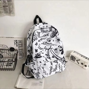 Phụ Nữ Hiện Đại Của Ba Lô Thời Trang Graffiti In Ấn Du Lịch Bình Thường Học Sinh Tuổi Teen Trường Túi Nhật Bản Tối Giản Máy Tính Ba Lô - Product Image 1