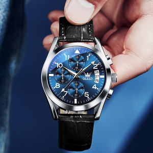 2878 Styles très vendus, montres de luxe pour hommes, design personnalisé, cuir véritable, montre à quartz décontractée pour homme - Product Image 4