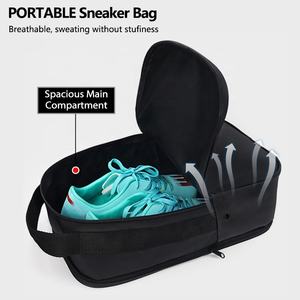 กระเป๋าเก็บของผ้าใบกระเป๋าใส่รองเท้าฟุตบอลและบาสเก็ตบอลที่ทนทานกระเป๋าจัดระเบียบแบบพับได้มีซิปโลโก้ตามต้องการ - Product Image 4