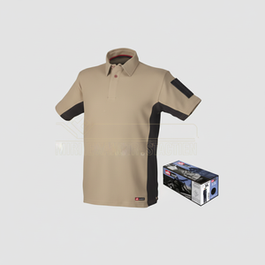 Box Polo Stretch Workwear Polos de ajuste elástico cómodo para hombres - Product Image 1