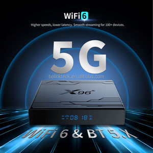 OEM Logo tùy chỉnh APK Android 14 thông minh TV Box x96nex Amlogic s905y5 4GB 32GB 8K 4K 2025 USA Hot Bán Ip TV Box - Product Image 3