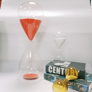 Cadeaux de mariage Grand sablier en verre de 120 minutes Logo personnalisé Sablier pour décoration d'intérieur - Product Image 2