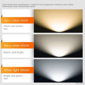 Lámpara de Tubo de Aluminio Integrada Antideslumbrante Tricolor con Clasificación IP65, LED de 90 mm de Recorte para Iluminación Interior de Oficina en el Hogar - Product Image 4