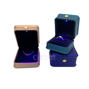 Wholesale Luxury Custom Logo High-end Led Light Jewelry Diamond Ring Packaging Box - Product Image 2