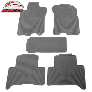 Alfombrillas de látex para Toyota FJ Cruiser 2007-2014, color gris, para todo tipo de clima, estilo OEM, impermeables. - Product Image 1