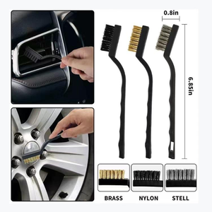 Juego de 26 Cepillos para Detallado de Autos, Juego de Cepillos para Lavado de Autos, Kit de Herramientas de Limpieza para Interiores - Product Image 3