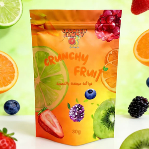 Bolsas personalizadas tipo stand-up de aluminio de grado alimenticio para envasado de chips, bolsitas de 30g para frutas secas - Product Image 1