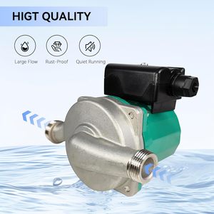 ปั๊มน้ำหมุนเวียน BACOENG รุ่น DN20-6-S 110V 3 ระดับความเร็ว หัวสแตนเลส NPT 3/4 นิ้ว สำหรับหมุนเวียนน้ำร้อน - Product Image 4