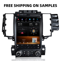 Accesorios de Radio con Pantalla Vertical de 12.1 Pulgadas, Snapdragon 665 para Ford Taurus 2012-2014, Android 13, Pantalla Táctil, Carplay, Android Auto, GPS