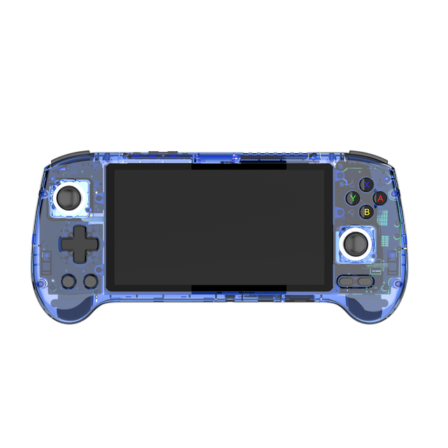 ANBERNIC RG556 5.48-inch AMOLED Screen Video Game Console 1080p Display Unisoc T820 Android 13 Retro Handheld Gaming Console