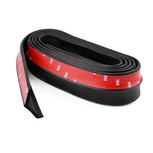 New Rubber Soft Black stoßstange Strip Car 60mm Width 2.5m länge Exterior Front Bumper Lip Kit Car stoßstange Strip