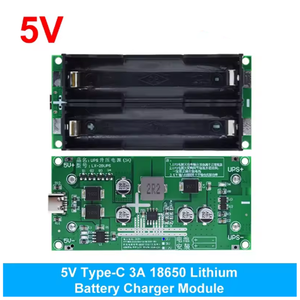 Type-C 3A 15W ที่ชาร์จเร็วพาวเวอร์ซัพพลาย/18650โมดูลที่ชาร์จแบตเตอรี่ลิเธียม DC-DC Step Up Booster Converter 5V 9V 12V - Product Image 4