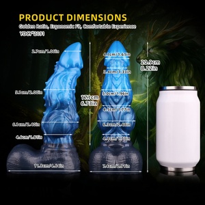 YOCY Fantasy Monster Dragon <b>Dildo</b> Amazon Hot Sale Dropshipping Wholesale Big Knot Dog <b>Dildo</b>,Thick Alien Sex Toy with Suction Cup - Product Image 2