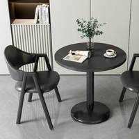 Table de conférence moderne de luxe, design simple et personnalisé, en bois massif, écologique, durable, petite table à manger, ensemble de chaises pour 2 personnes