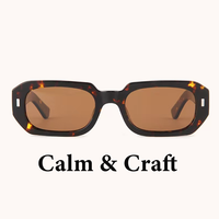 Lunettes de soleil rétro en acétate écaille de tortue, monture carrée fine, prêtes pour la prescription, unisexe, polarisées, protection UV400 TFB