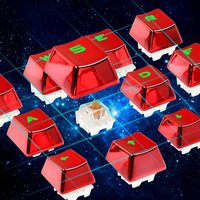 Factory Sale 12 Keys PBT Doubleshot Backlit Keycaps Mechanical Gaming Keyboard Mental Keycaps