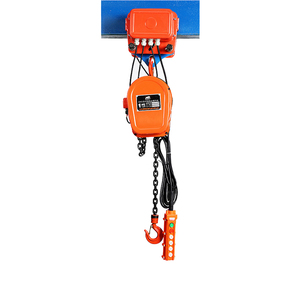 1T Kleine Elektrische Kettingtakel Hefmachine Lift Manganstaal Rood Zwart - Product Image 6