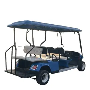 Тележка для гольфа 6-Местная электрическая тележка для гольфа 2 4 6 8 мест 4x4 бензиновая внедорожная Клубная машина для продажи