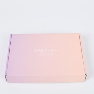 Boîtes en carton pliables personnalisées recyclables de couleur rose pour l'emballage de lingerie, boîte cadeau, emballage imprimé pour vêtements - Product Image 4