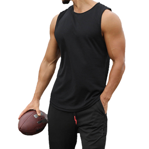 Camisetas Vintage Lavage Batik Gilet Chemises Surdimensionné Streetwear Gilet <span class=keywords><strong>Tee</strong></span> Solide Couleur Coton Fitness Singlet Homme - Product Image 4