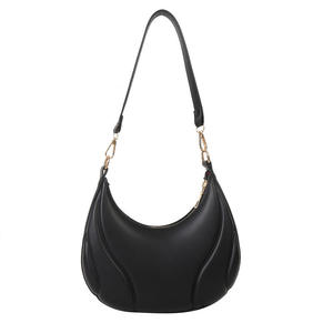 Bolso bandolera de PU para mujer, con cremallera, estilo único, totalmente combinable, diseño moderno para ir al trabajo. - Product Image 4