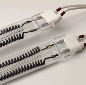 مصباح تسخين بالأشعة تحت الحمراء من ألياف الكربون بقوة 400 واط ودقة عالية مع درجة حرارة لونية 2400-2500 كلفن للخبز والتحمير الصناعي - Product Image 3