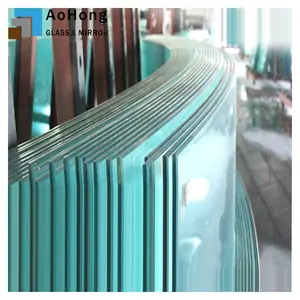 Harga Bagus Panel Kaca Rumah Kaca Tempered Curved Bening