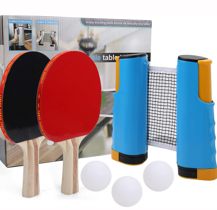 Набор ракеток для настольного тенниса на заказ с выдвижной регулируемой сеткой