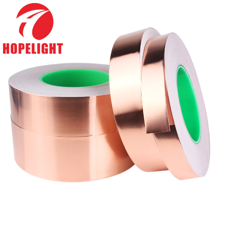 Free sample China Wholesale Self Adhesive Strong Paste Conductive Emi Shielding Copper Foil Tape