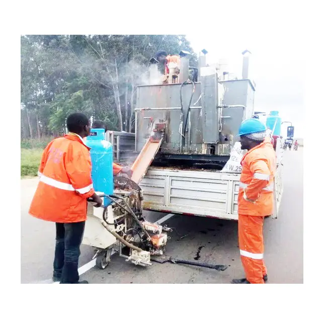 Tiết Kiệm Năng Lượng Mới Đường Cao Tốc Runaway Đánh Dấu Nóng Chảy Nhiệt Dẻo Sơn Nồi Hơi Pre Heater