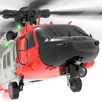 Hélicoptère RC professionnel YXZNRC F09S UH60 Flybarless avec gyroscope GPS, double moteur brushless et caméra FPV 5.8G