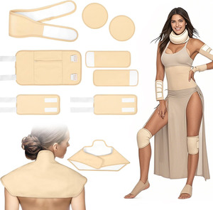 Soporte de cintura Envoltura de aceite de ricino Antipenetrante Cuidado de la cintura Envoltura Cinturón Adelgazante Cintura Almohadillas de aceite esencial Reutilizables - Product Image 1