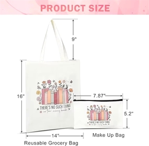 กระเป๋าผ้าแคนวาสทำมือพร้อมโลโก้ - สั่งซื้อจำนวนมากเป็นมิตรกับสิ่งแวดล้อมสำหรับแจกในงานอีเว้นท์ - Product Image 4